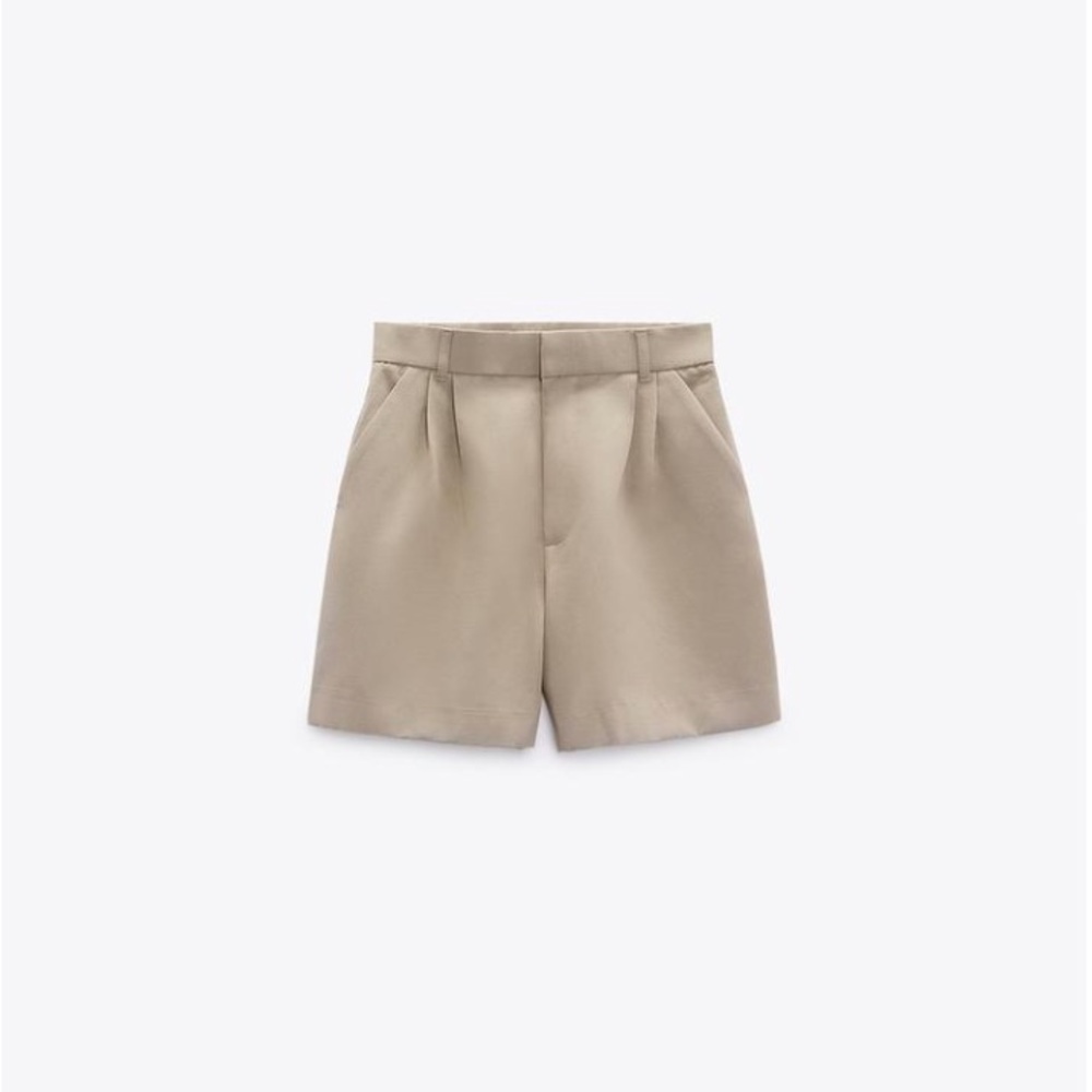 Zara Beige Women's Shorts